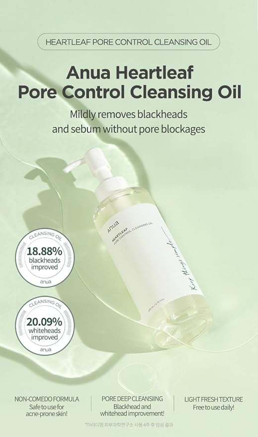 ANUA Heartleaf Pore Control Cleansing Oil 200ml / 6.76 fl oz