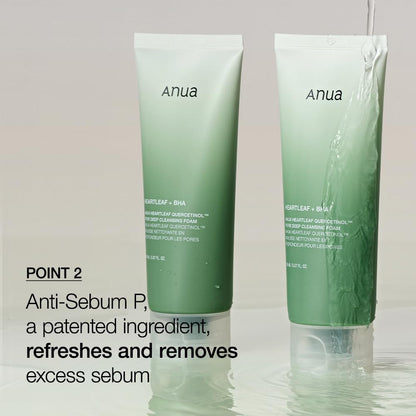 ANUA Heartleaf Quercetinol Pore Deep Cleansing Foam