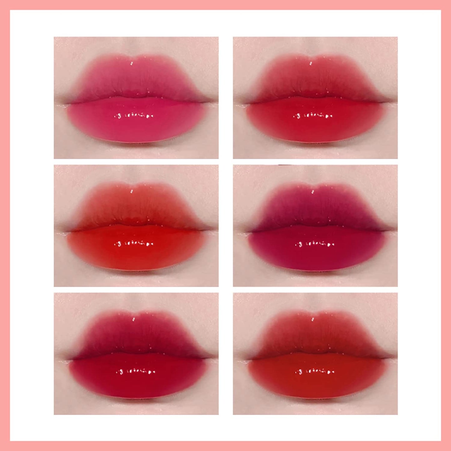 Eakroo 6 Colors Lip Tint Stain Mini Liquid Lipstick