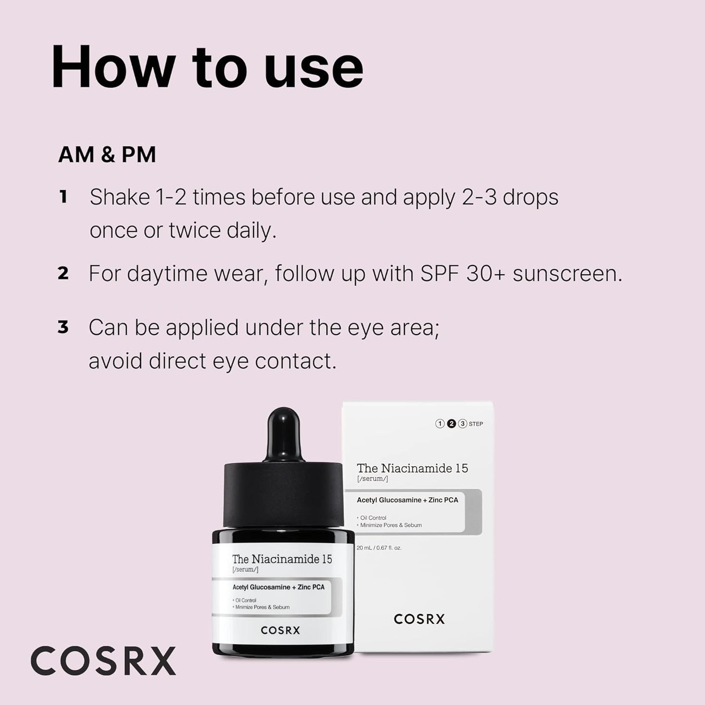 COSRX Niacinamide 15% Face Serum 0.67 fl.oz/20 ml